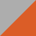 Silver + orange